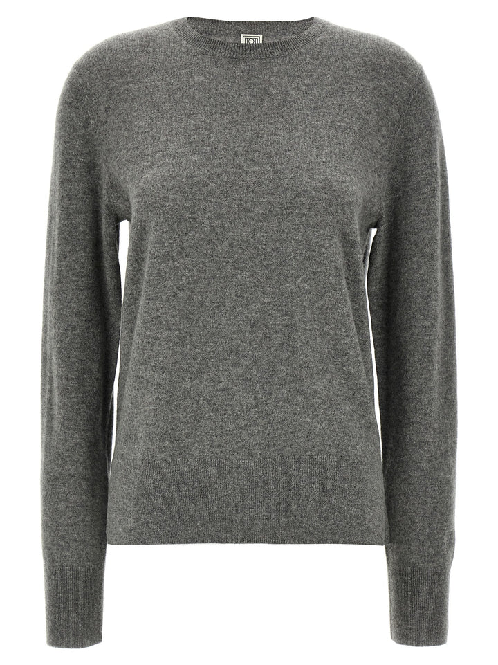TOTEME Gray Cashmere Cardigan