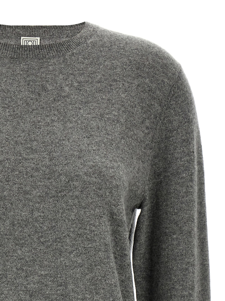 TOTEME Gray Cashmere Cardigan