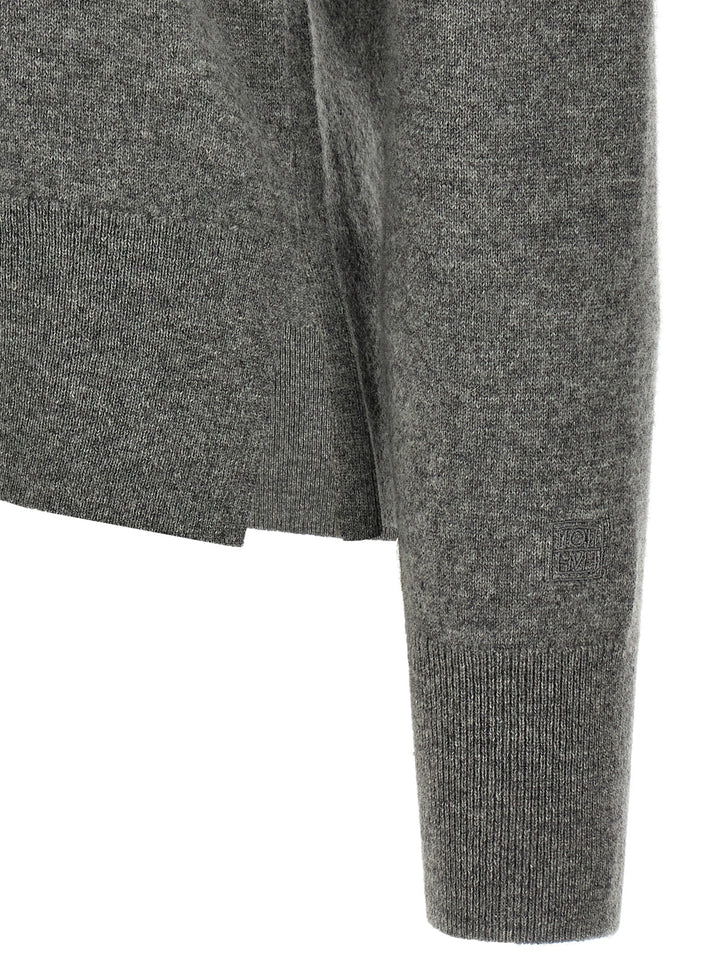 TOTEME Gray Cashmere Cardigan
