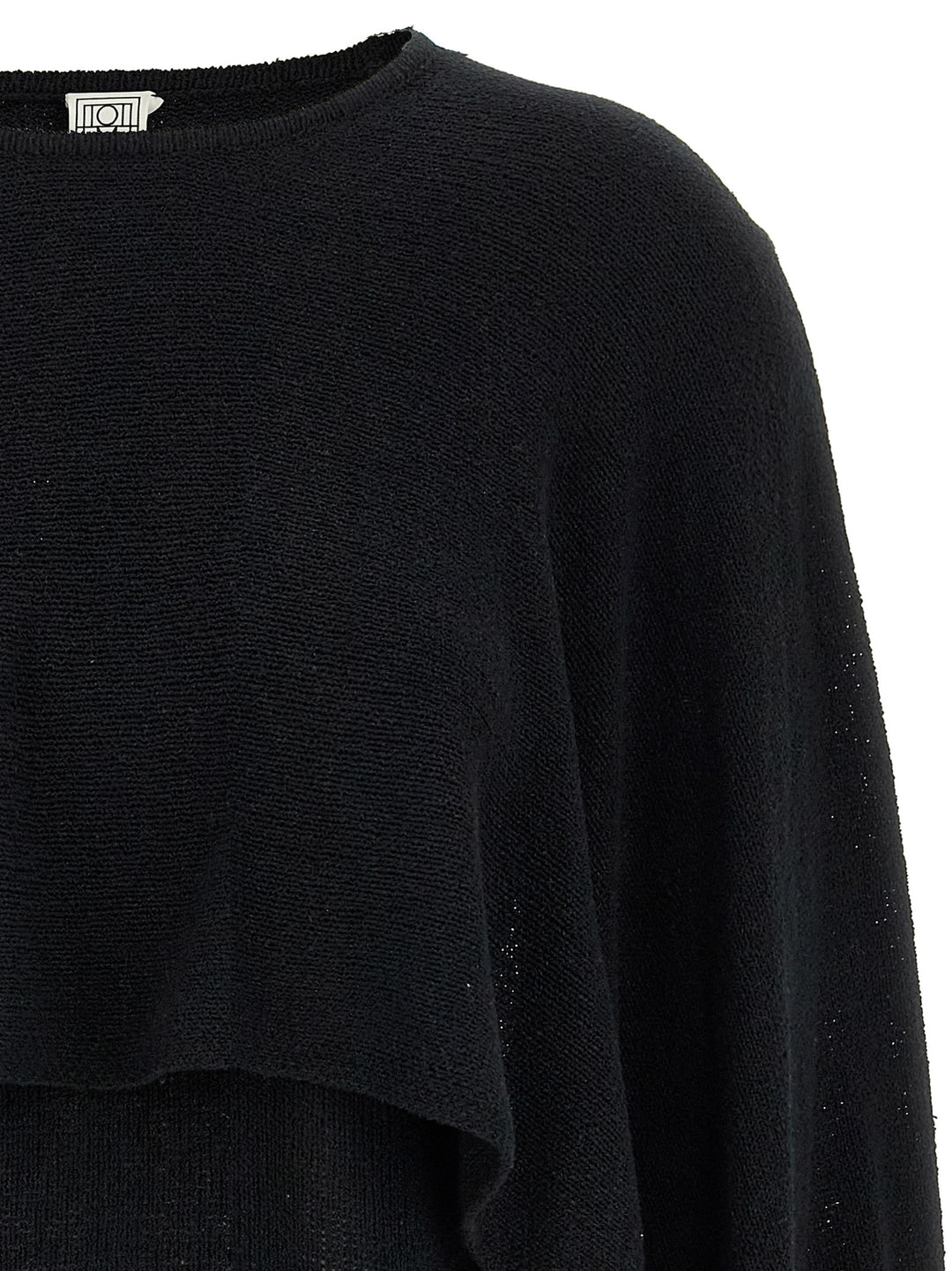 TOTEME Black Silk Cardigan