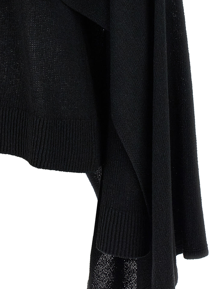 TOTEME Black Silk Cardigan