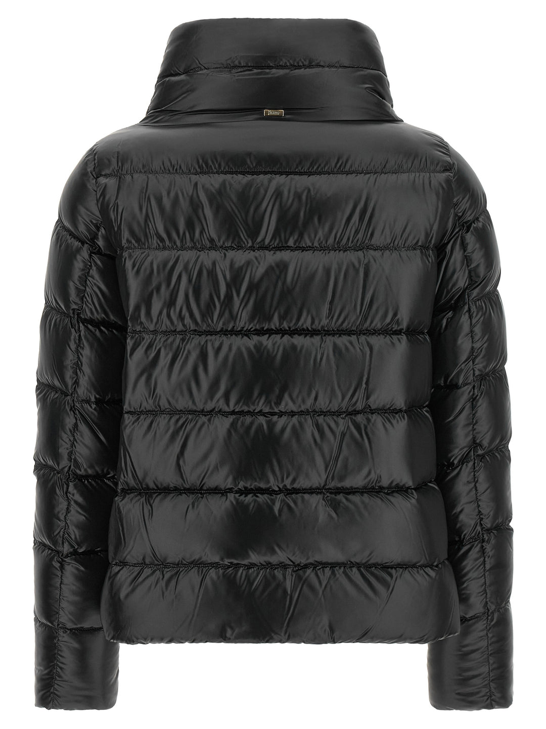 Herno Black Polyamide Full-Length Jacket