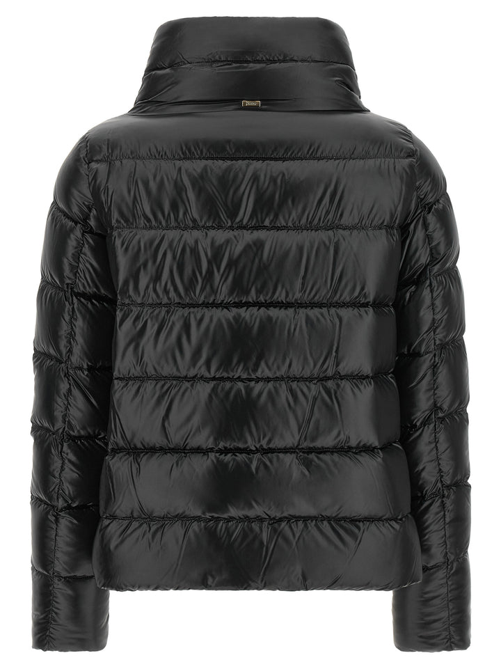 Herno Black Polyamide Full-Length Jacket