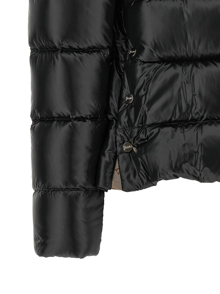 Herno Black Polyamide Full-Length Jacket
