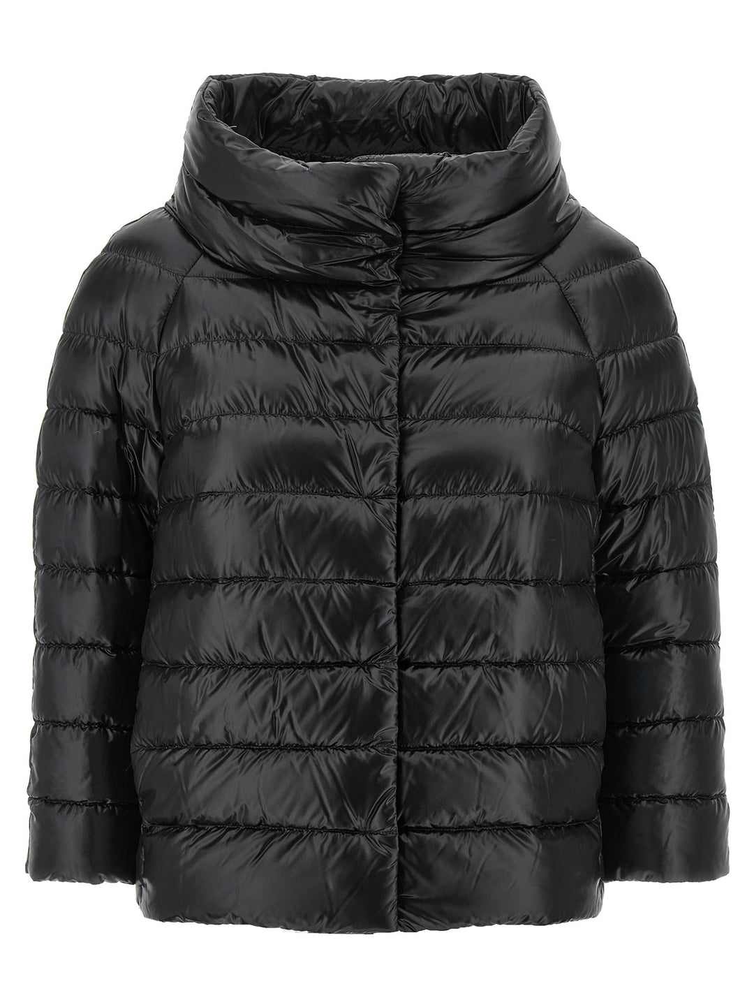 Herno Black Polyamide Full-Length Jacket