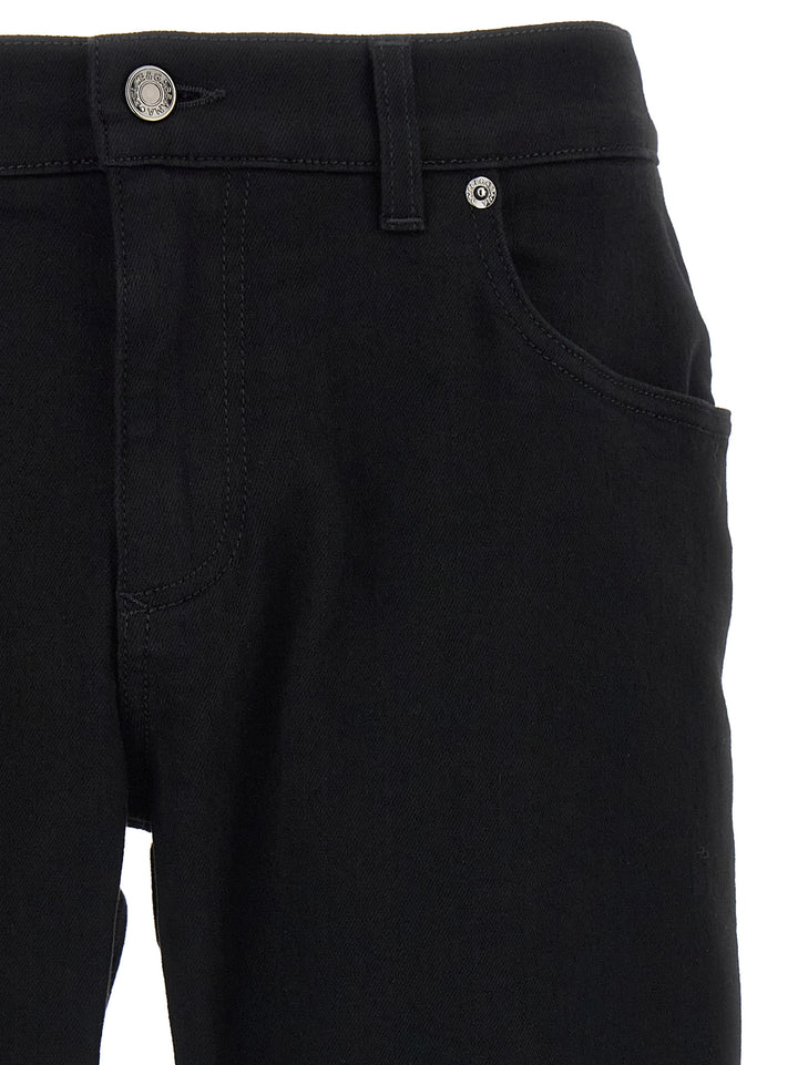 Dolce &amp; Gabbana Black Cotton Slim Fit Jeans
