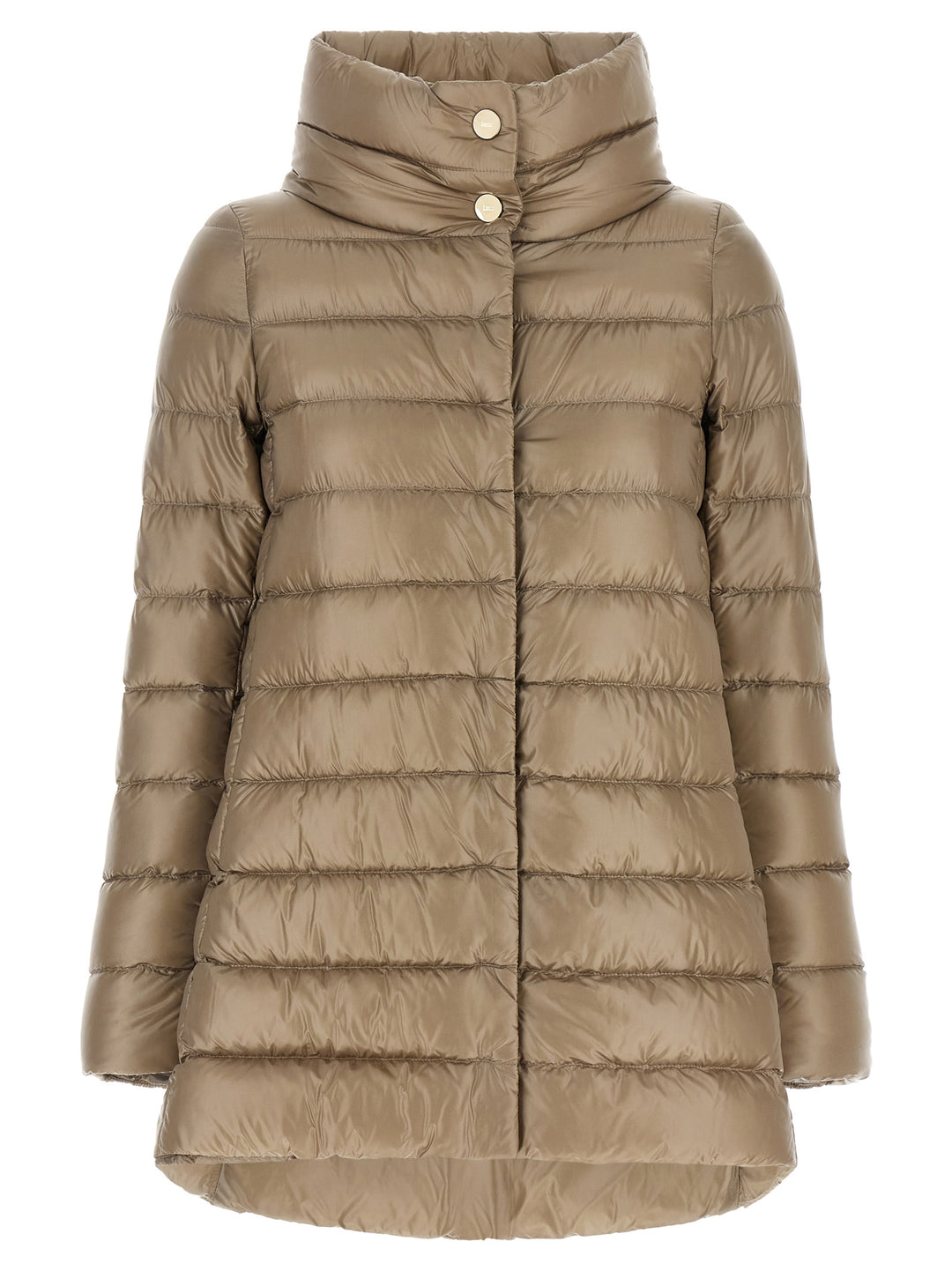 Herno Beige Polyamide Full-Length Jacket