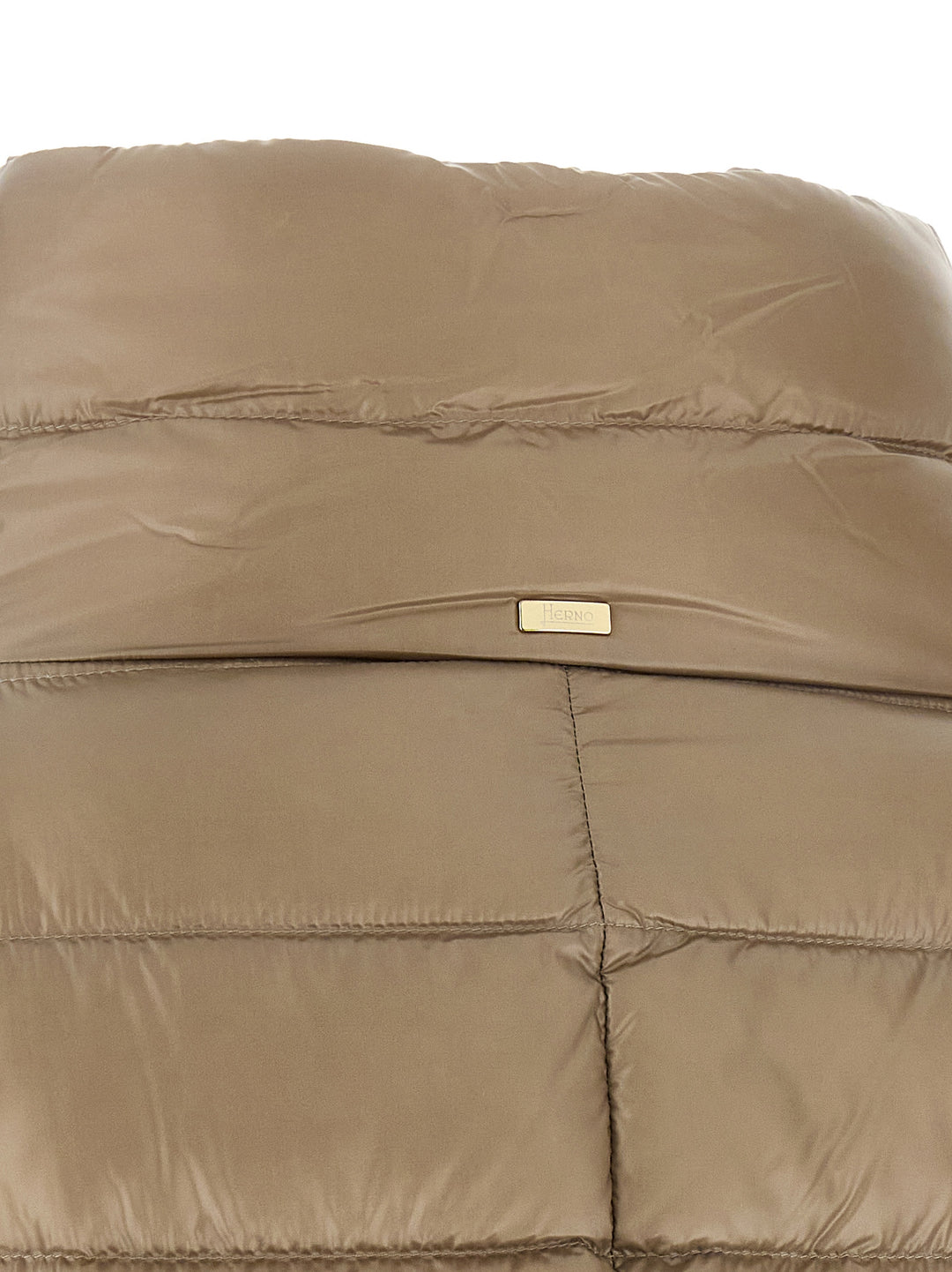 Herno Beige Polyamide Full-Length Jacket