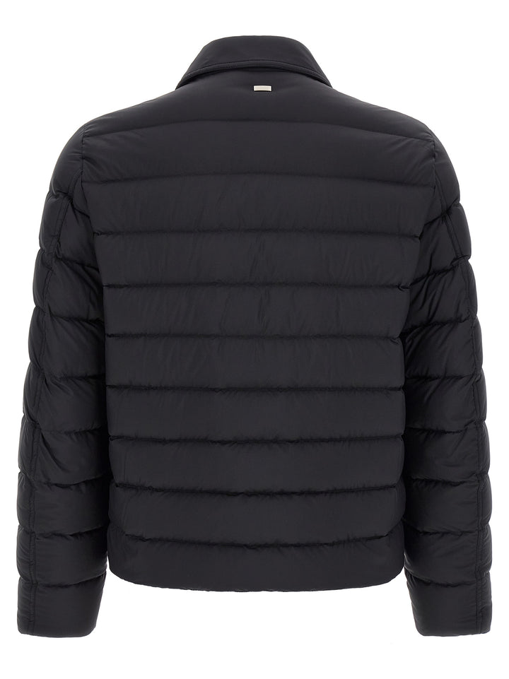 Herno Black Polyamide Full-Length Jacket