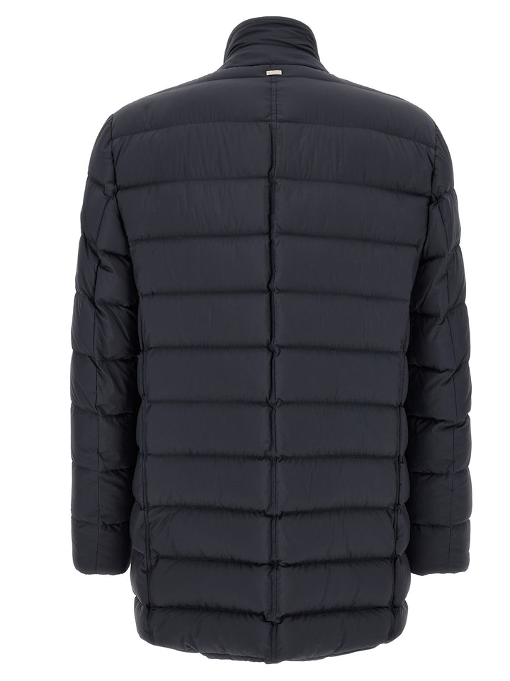 Herno Blue Polyamide Coat