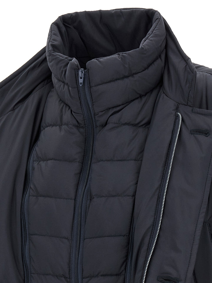 Herno Blue Polyamide Coat