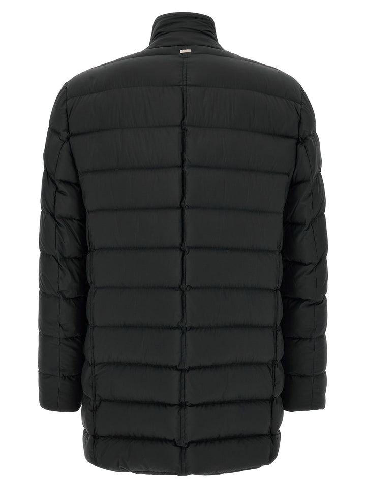 Herno Black Polyamide Full-Length Jacket