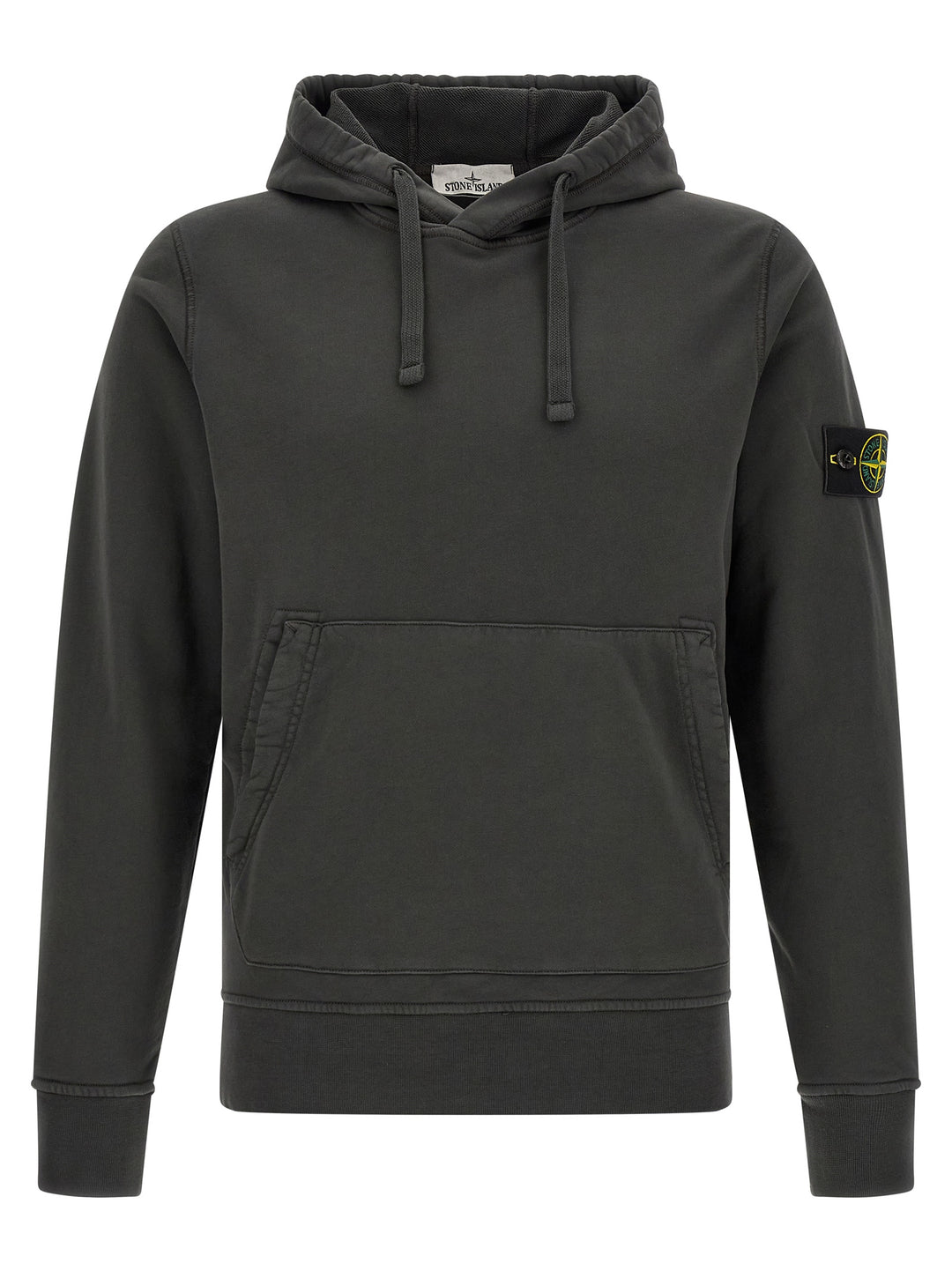 Stone Island Gray Cotton Sweatshirt