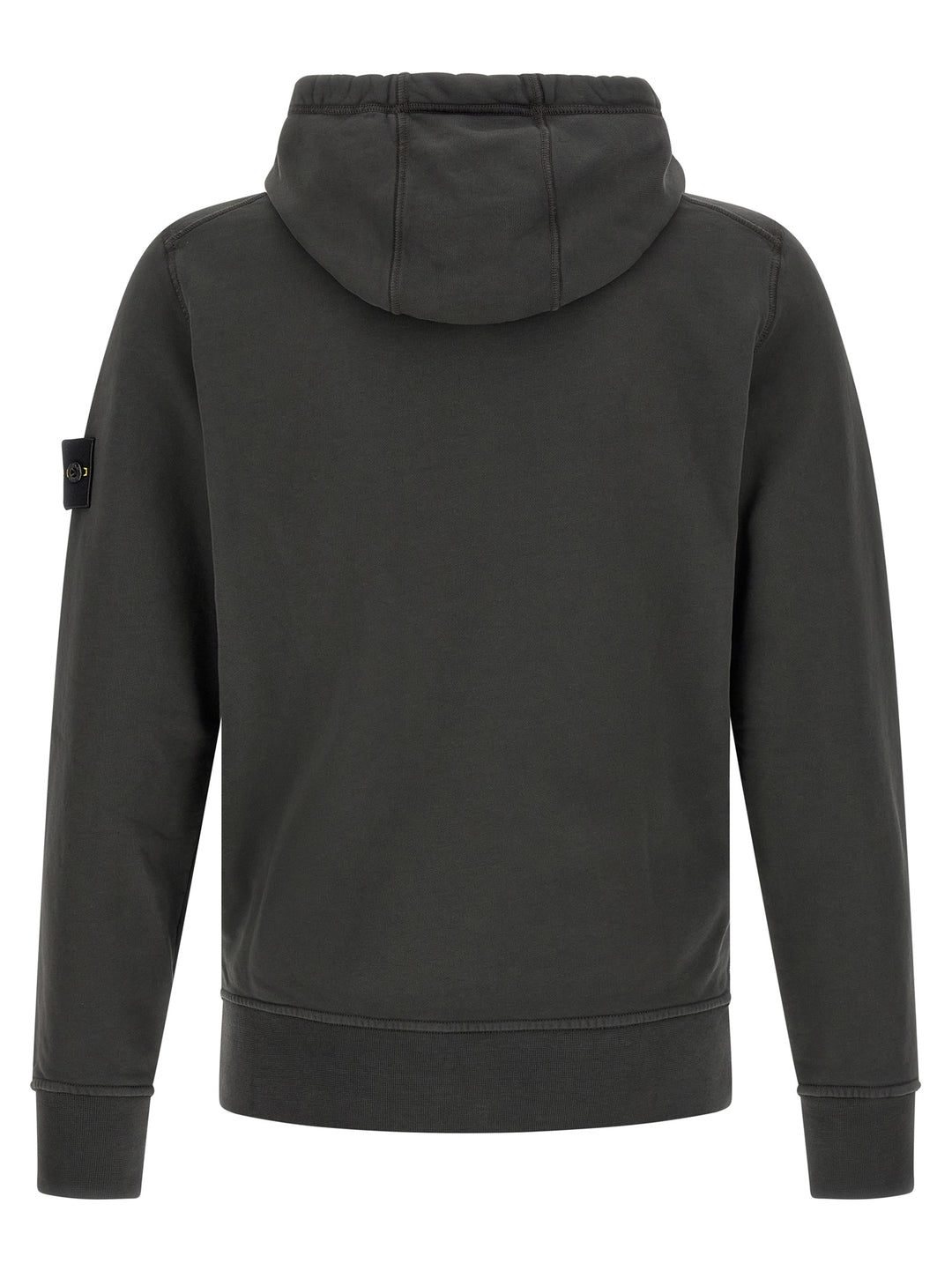 Stone Island Gray Cotton Sweatshirt