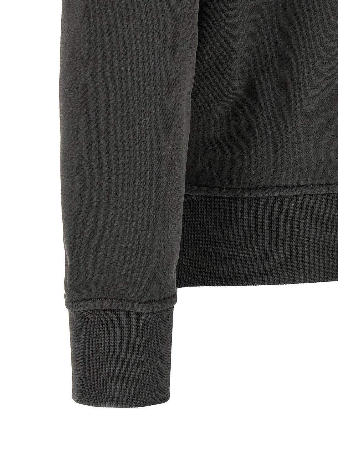 Stone Island Gray Cotton Sweatshirt