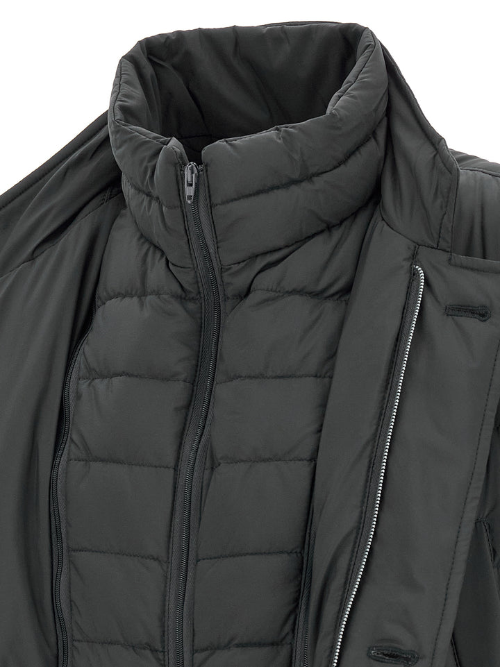 Herno Gray Polyamide Coat