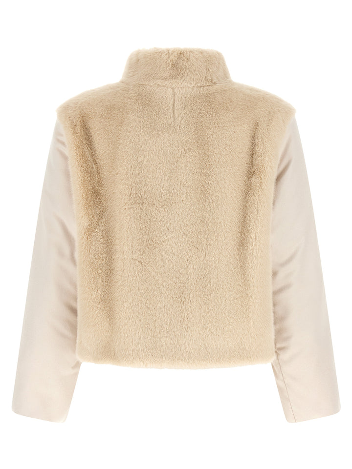 Herno Beige Polyester Full-Length Jacket
