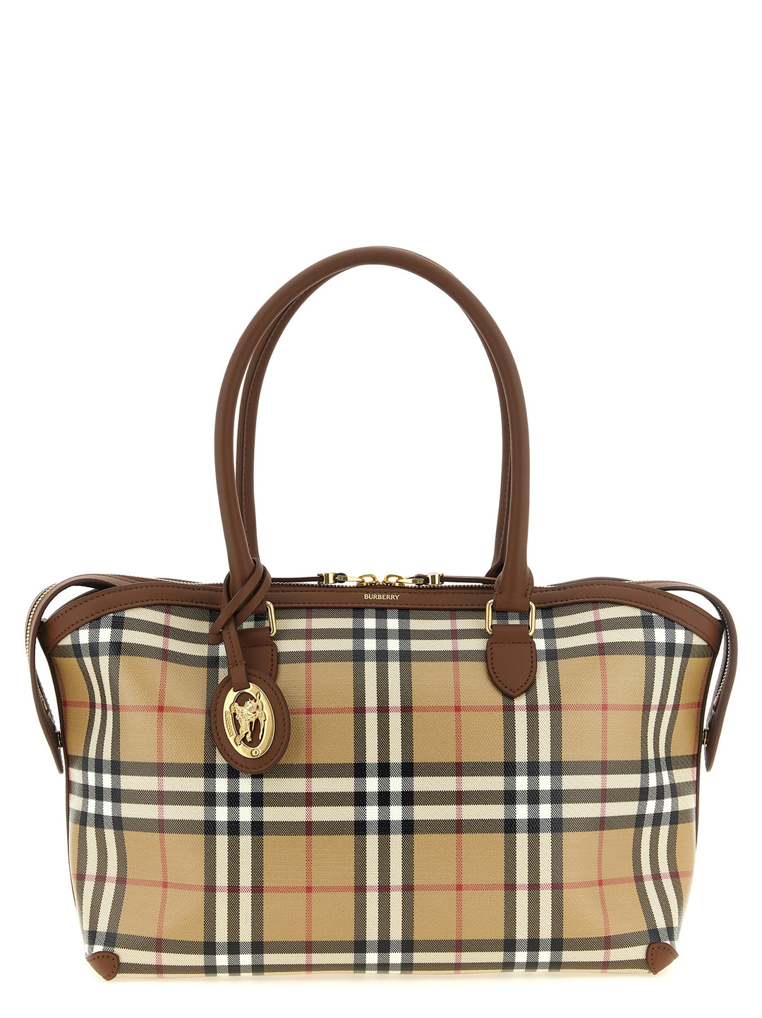 Burberry Beige Cotton Tote Bag