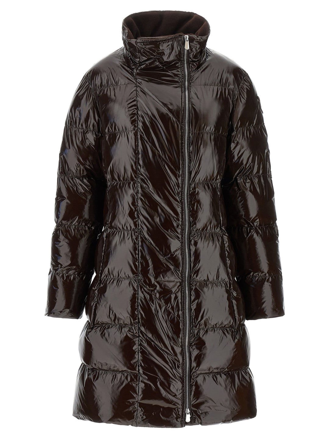 PINKO Brown Polyamide Full-Length Jacket
