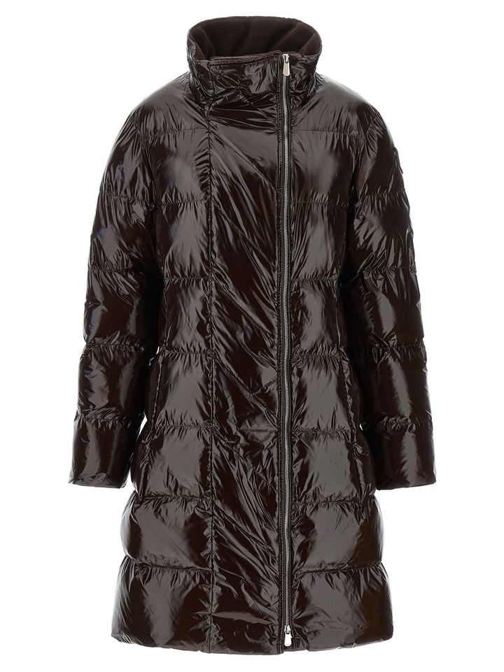 PINKO Brown Polyamide Full-Length Jacket