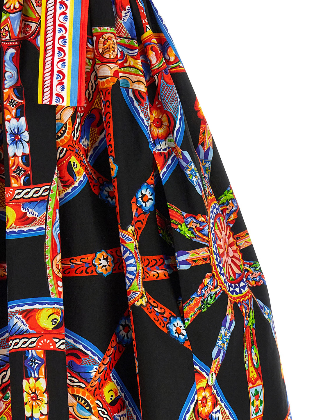 Dolce &amp; Gabbana Multicolor Cotton Short Dress