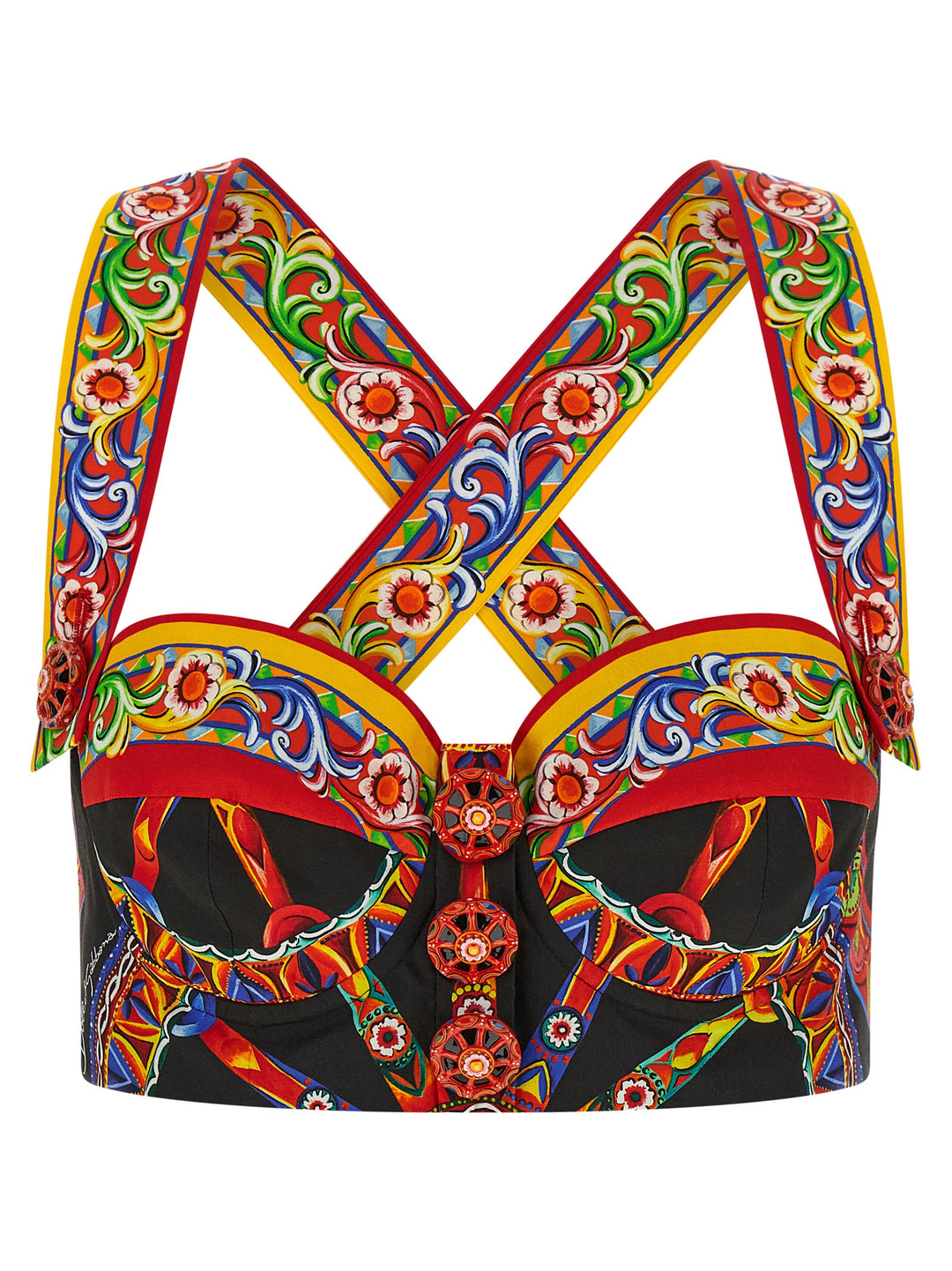 Dolce &amp; Gabbana Multicolor Cotton Blouse