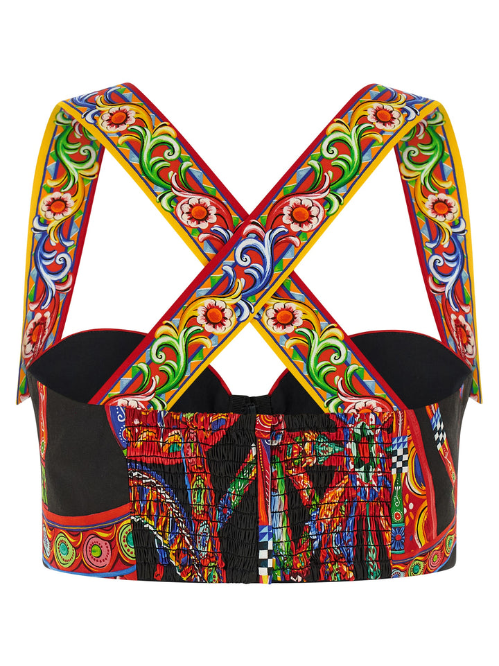 Dolce &amp; Gabbana Multicolor Cotton Blouse