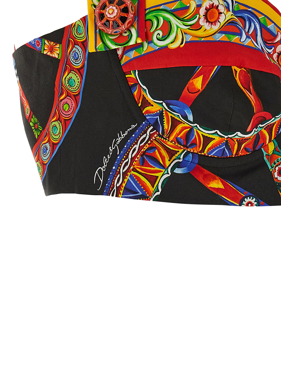 Dolce &amp; Gabbana Multicolor Cotton Blouse