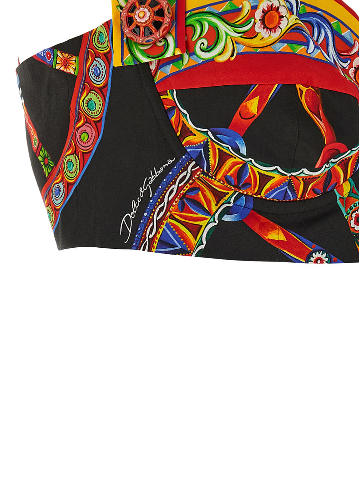 Dolce &amp; Gabbana Multicolor Cotton Blouse