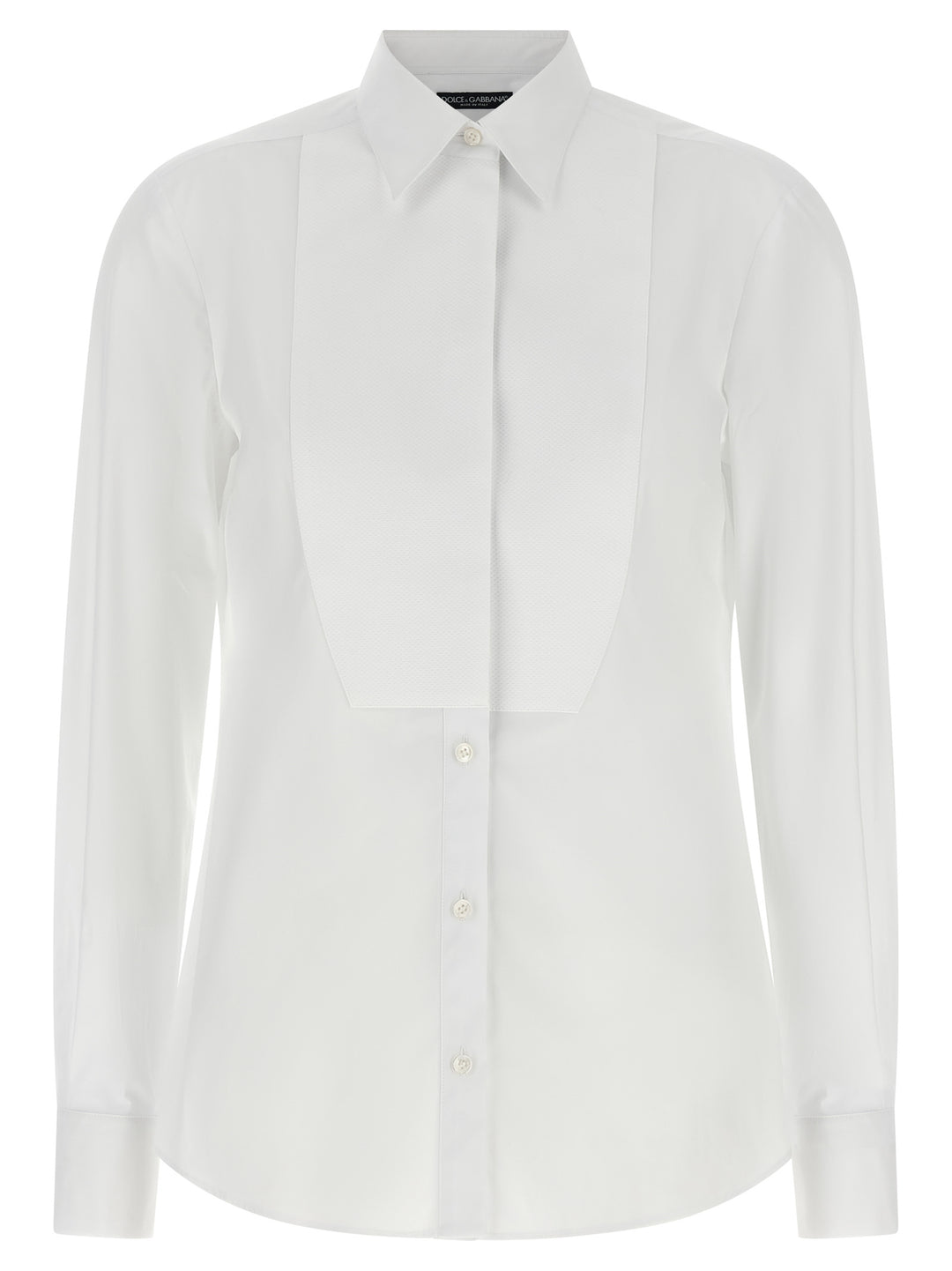 Dolce &amp; Gabbana White Cotton Blouse