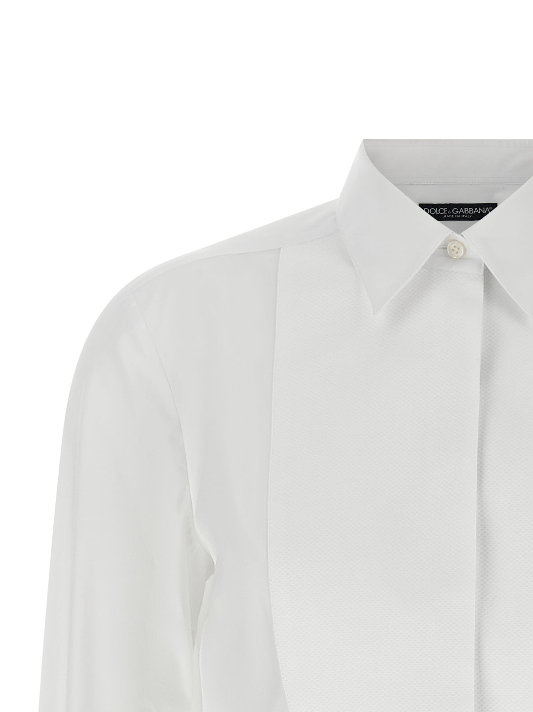 Dolce &amp; Gabbana White Cotton Blouse