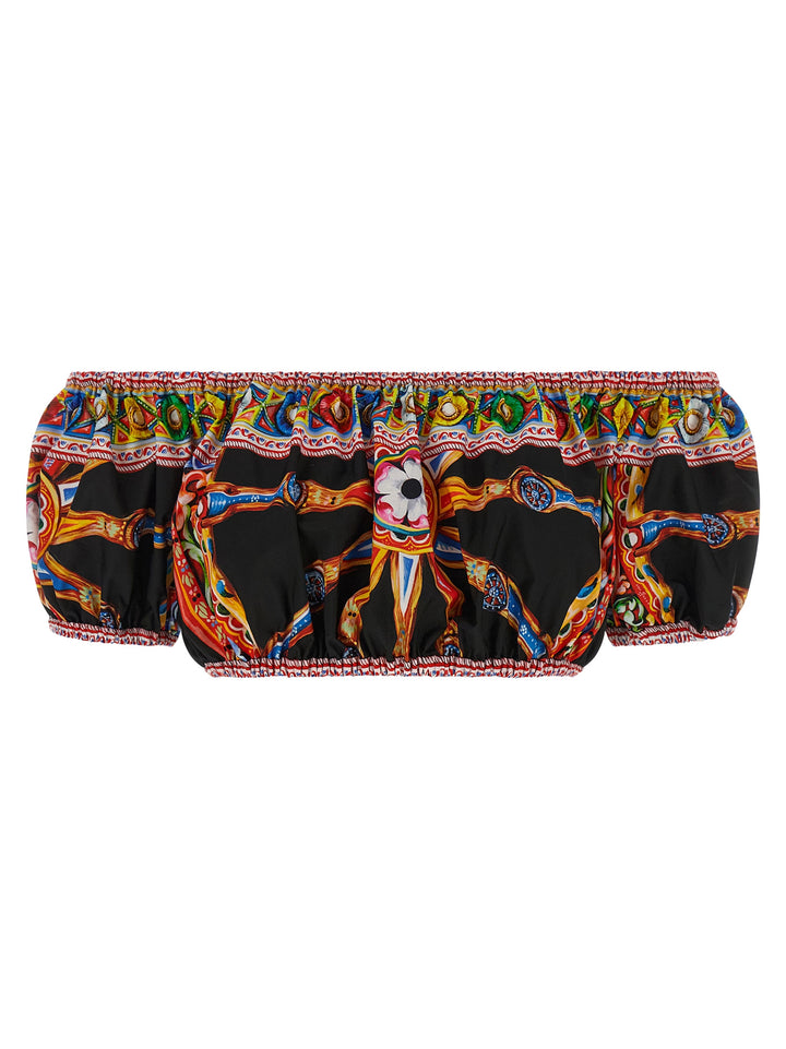Dolce &amp; Gabbana Multicolor Cotton Pattern Shirt