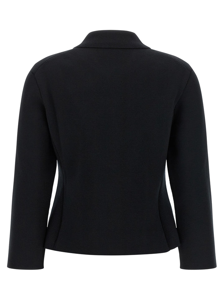Saint Laurent Black Wool Cardigan