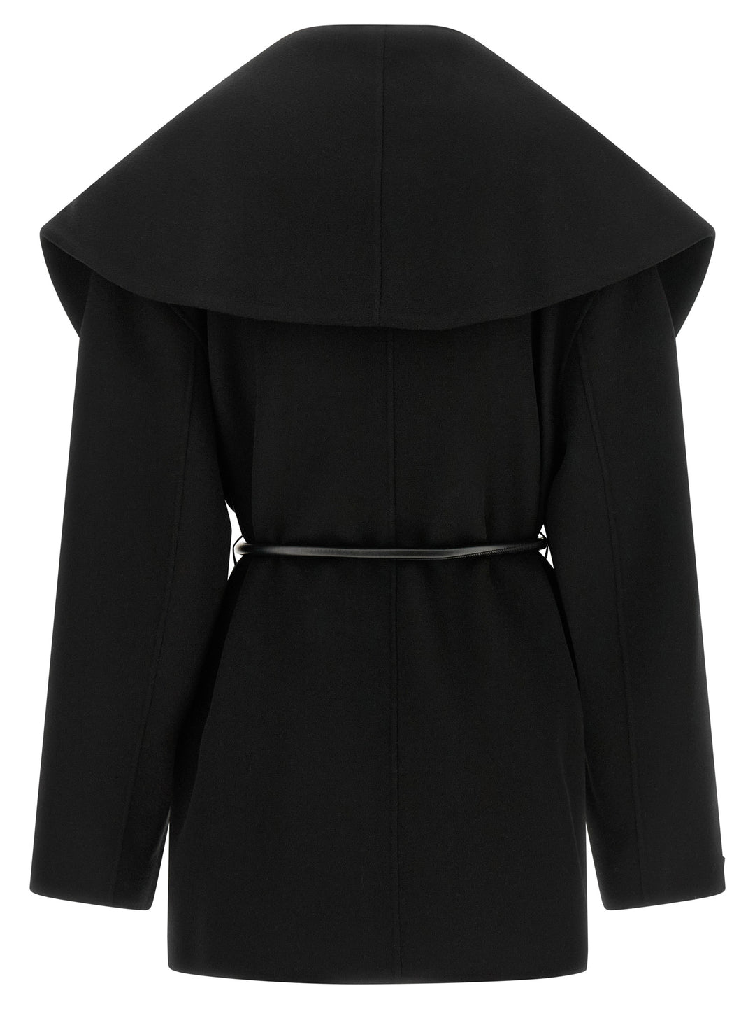 Sportmax Black Wool Coat