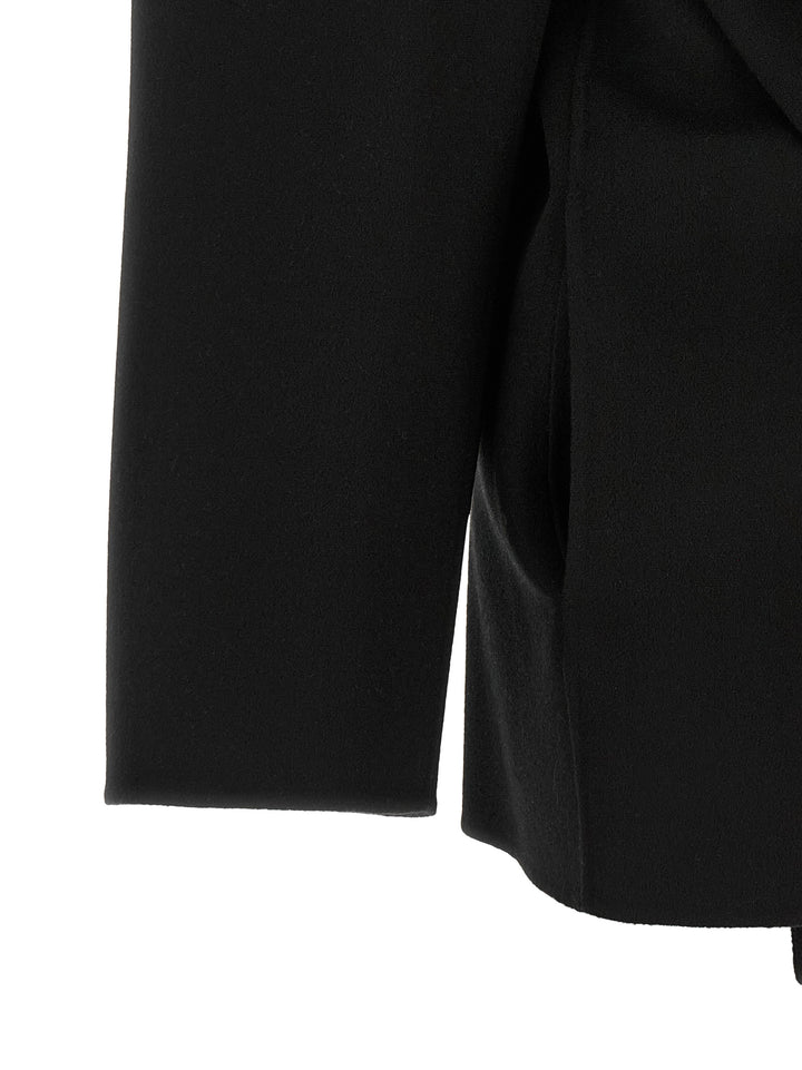 Sportmax Black Wool Coat