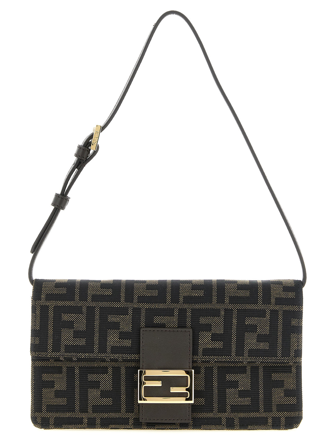 Fendi Brown Polyester Cardholder