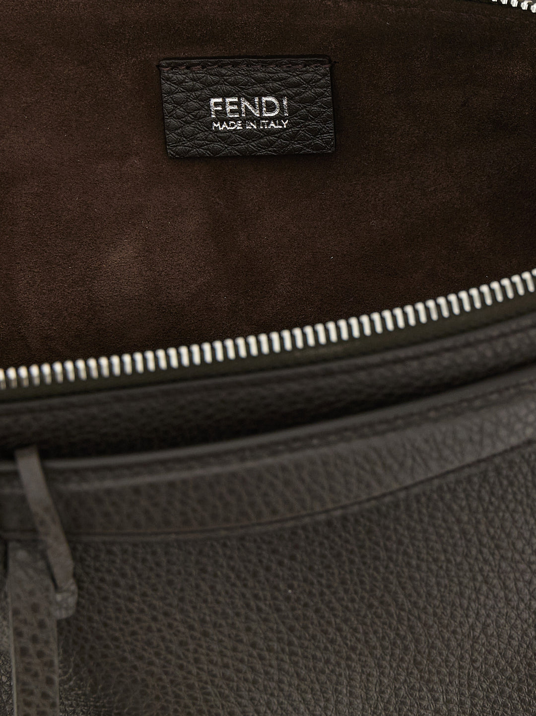 Fendi Brown Calfskin Handbag