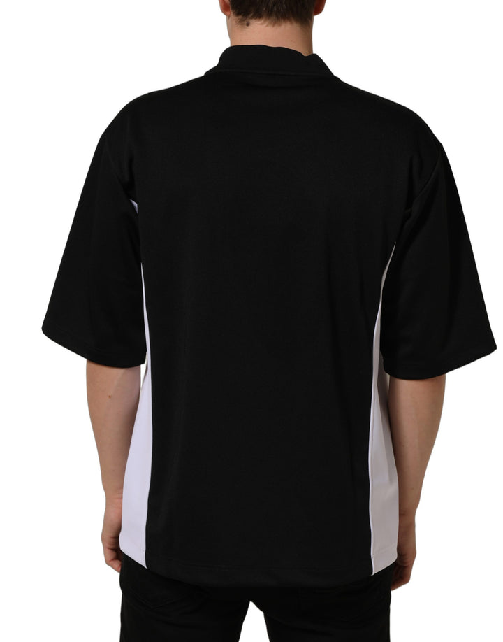 Dolce &amp; Gabbana Black Polyester DGVIB3 Oversized Jersey T-shirt