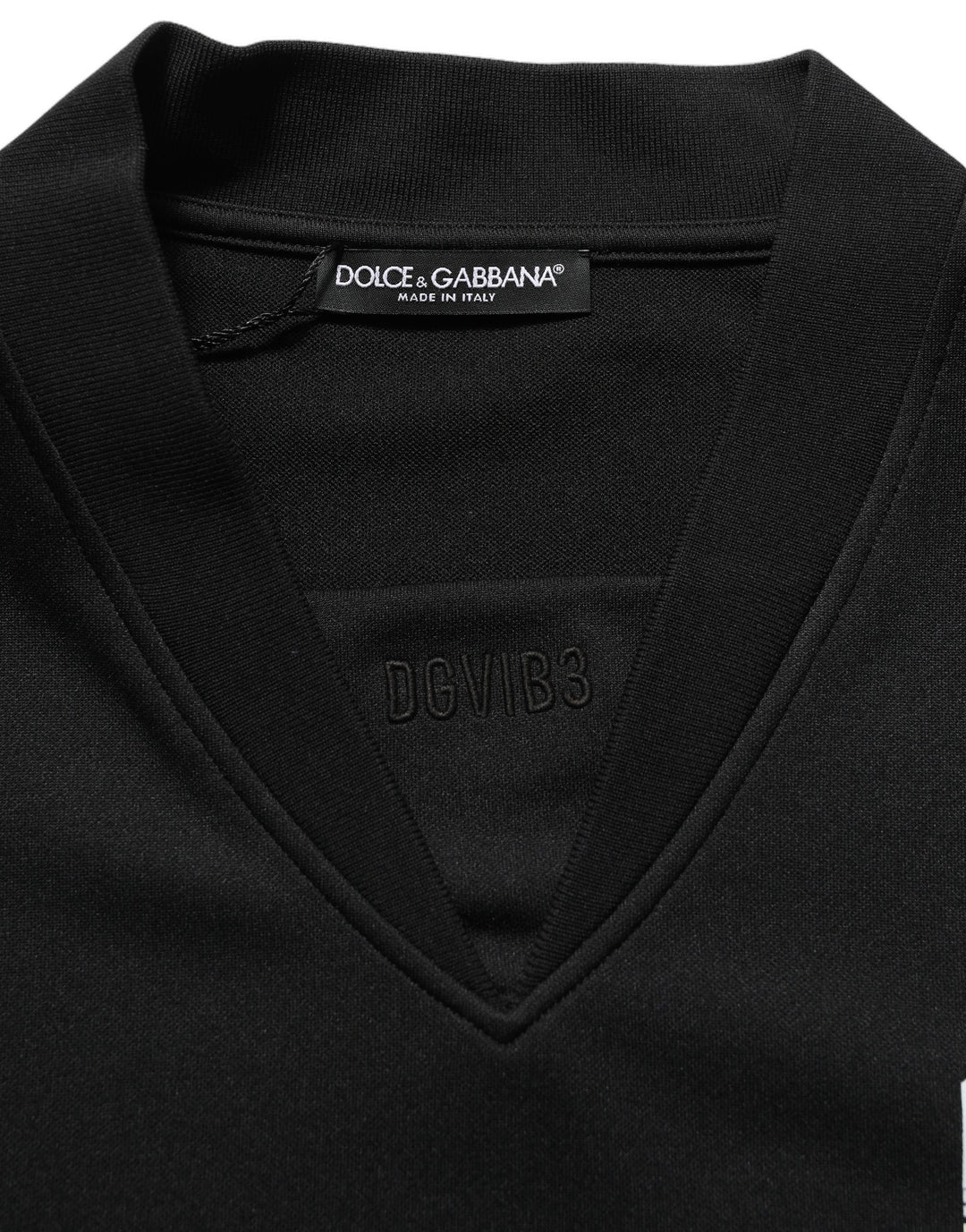 Dolce &amp; Gabbana Black Polyester DGVIB3 Oversized Jersey T-shirt