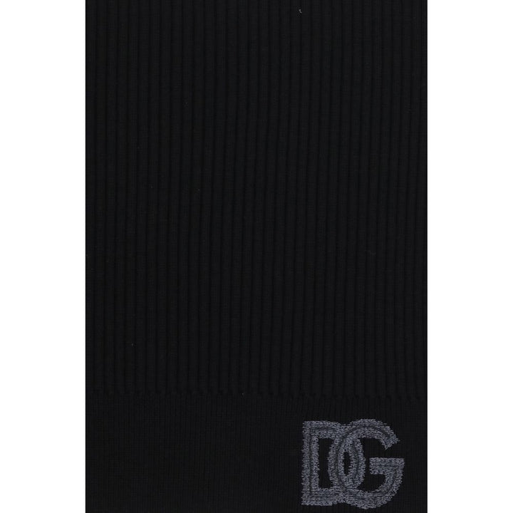 Dolce &amp; Gabbana Black Wool Oves Aries Scarf