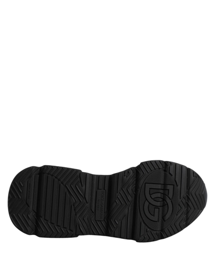 Dolce &amp; Gabbana White Black Daymaster Two Tone Sneaker Shoes