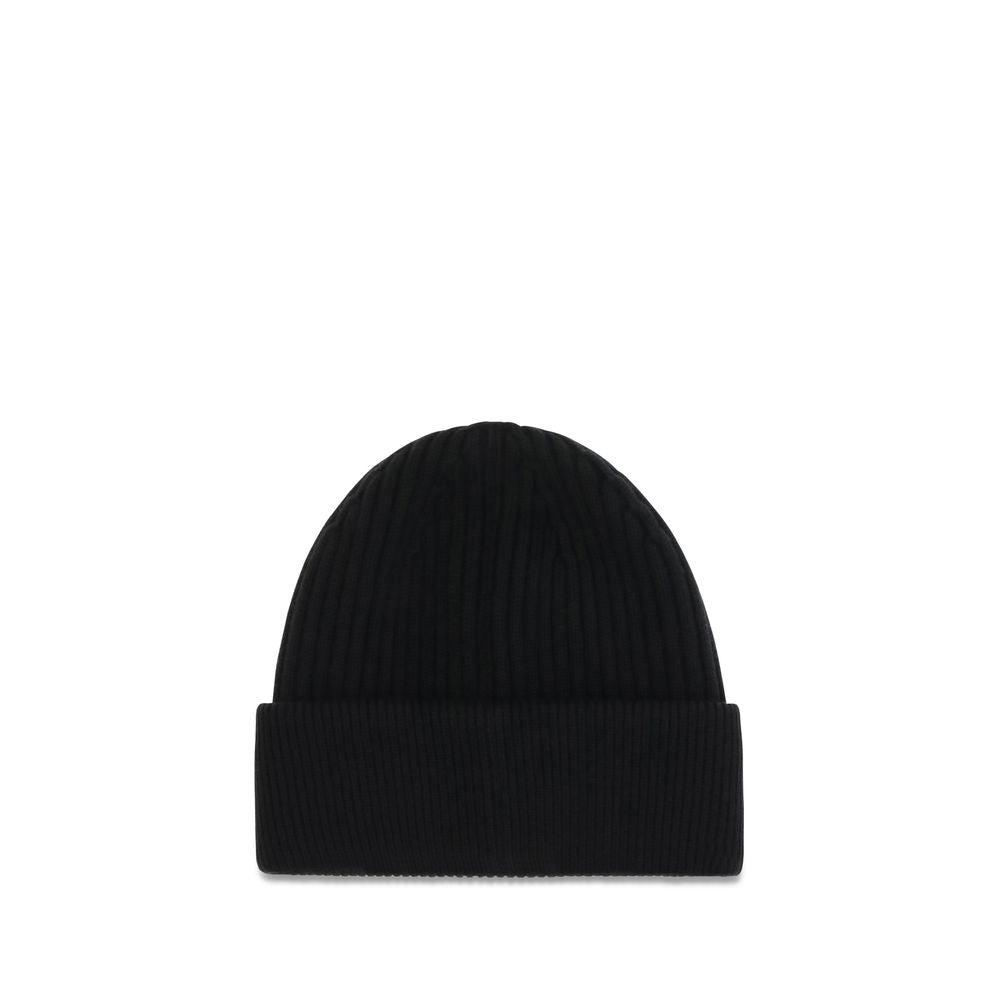 Dolce &amp; Gabbana Black Wool Oves Aries Beanie