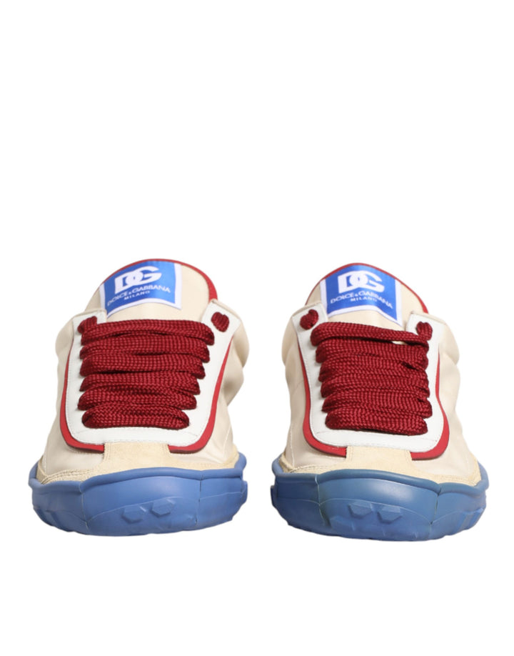 Dolce &amp; Gabbana Multicolor Old Runner Lace-Up Sneakers Shoes