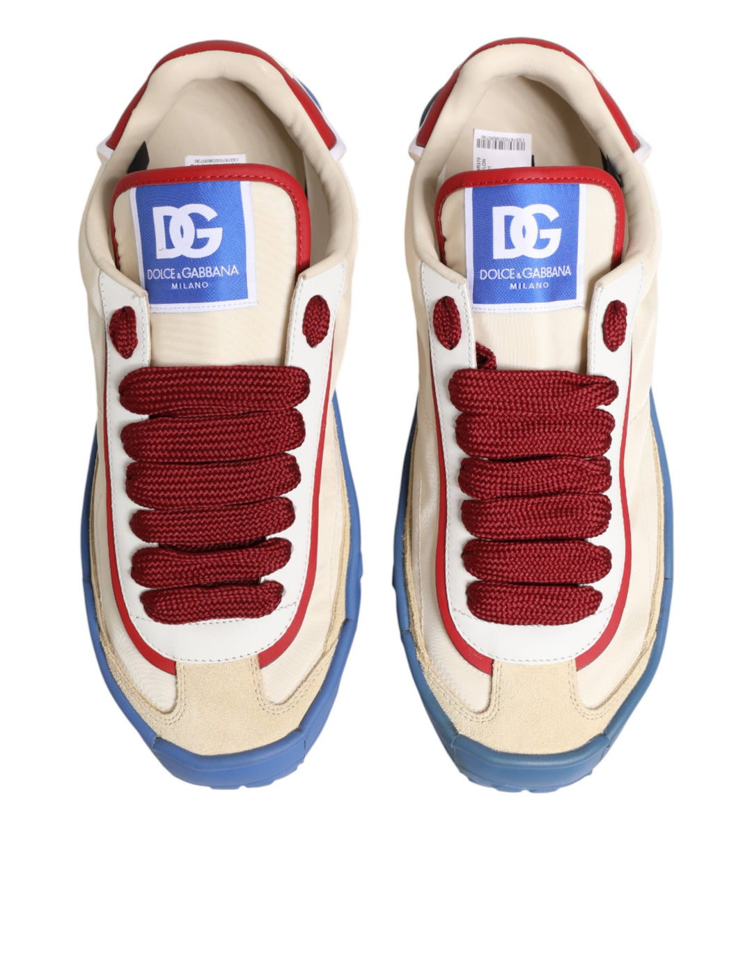 Dolce &amp; Gabbana Multicolor Old Runner Lace-Up Sneakers Shoes