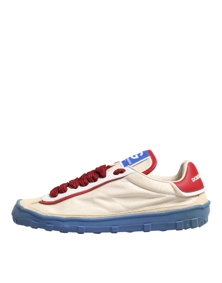 Dolce &amp; Gabbana Multicolor Old Runner Lace-Up Sneakers Shoes