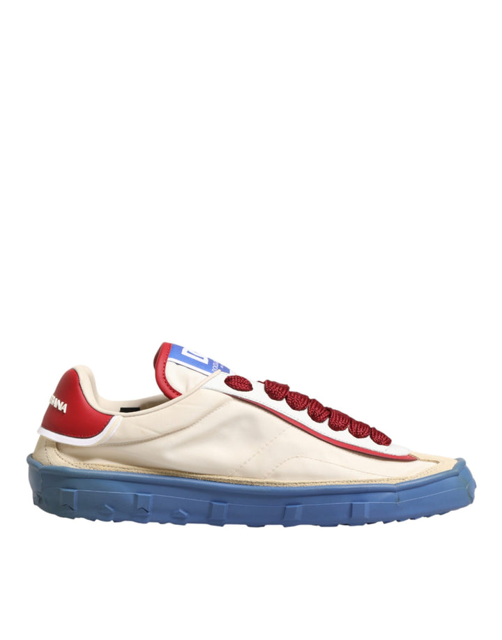 Dolce &amp; Gabbana Multicolor Old Runner Lace-Up Sneakers Shoes