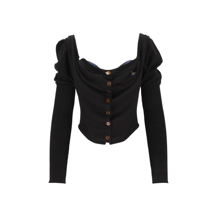 Vivienne Westwood Black Silk Cardigan