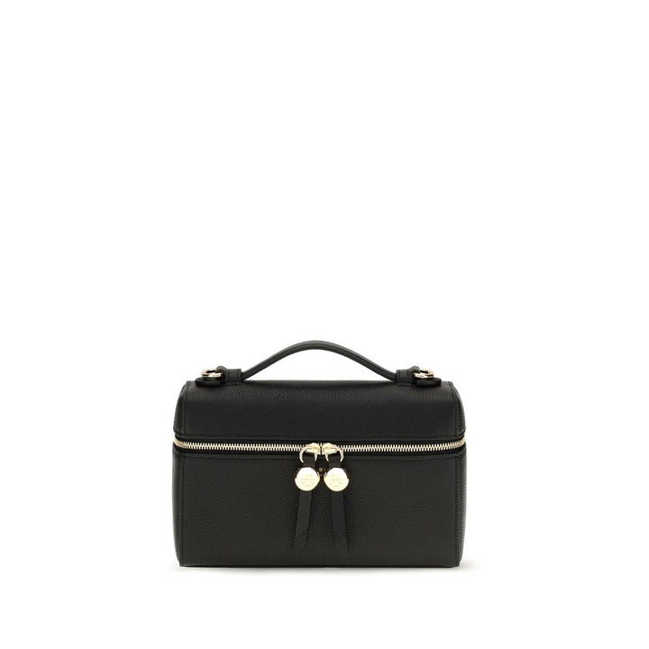 Tory Burch Black Calf Leather Bos Taurus Handbag