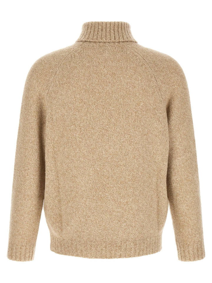 Brunello Cucinelli Beige Virgin Wool Cardigan