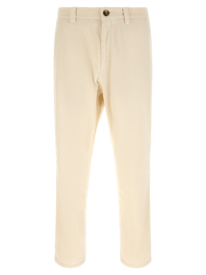 Brunello Cucinelli Beige Cotton Casual Pants